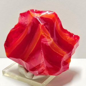 Rare Gem Banded Angel Aura Fire Opal/Lemurian Sunrise Monatomic Andara Crystal 70.7 g.