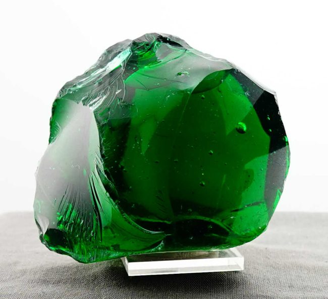 Special of the Week 25% Off! Rare Gem Blue/Green Emerald Shift "Heart" with bubbles Monatomic Andara Crystal 440.5 g. - Image 13