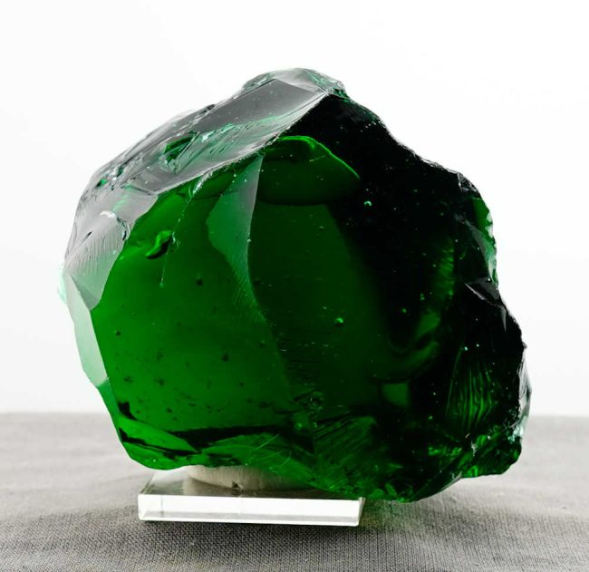 Special of the Week 25% Off! Rare Gem Blue/Green Emerald Shift "Heart" with bubbles Monatomic Andara Crystal 440.5 g. - Image 10