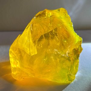 Rare Gem Angel Aura Solaris "Heart" Monatomic Andara Crystal 128.8 g.