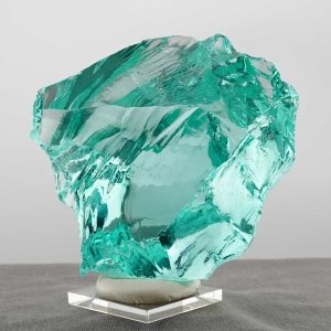 Gem Cyan Angeles "Heart" Monatomic Andara Crystal 301.7 g.