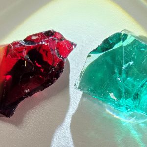 Rare Gem 2 Piece "Amplified" Set Monatomic Andara Crystal 39.6 g.