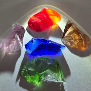 Gem 5 Piece "Star" Set Monatomic Andara Crystal 49.6 g.