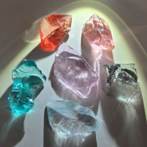 Rare Gem 6 Piece "Balance and Harmony" Set Monatomic Andara Crystal 39.6 g.