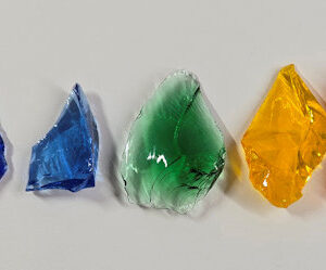 Gem 9 Piece Chakra Set Monatomic Andara Crystal 65.7 g.