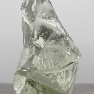 Rare Gem Bicolor Adamantine - Divine Transcendence/Celestial Gold Green with bubbles Monatomic Andara Crystal 91.7 g.