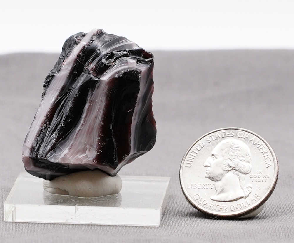 Rare Gem Iridium Multi Black/HGW Pink/Ice Monatomic Andara Crystal 20.8 g. - Image 9