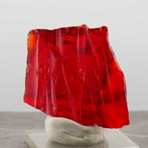 Rare Gem Bicolor Scarlet Shift/Dragon's Blood Monatomic Andara Crystal 32.4 g.