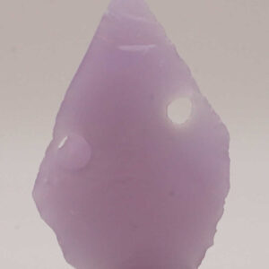 Rare Pastel HGW Pink with open bubbles Monatomic Andara Crystal 42.6 g.