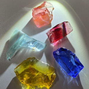 Gem 5 Piece "Star" Set Monatomic Andara Crystal 44.1 g.