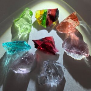 Rare Gem 8 Piece Pendant Set Monatomic Andara Crystal 29.1 g.