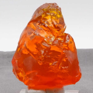 Rare Gem Fire Opal "Heart" with crystals Monatomic Andara Crystal 73.2 g.