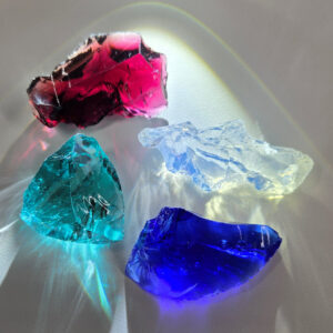 Gem 4 Piece "Cultivate" Set Monatomic Andara Crystal 69.9 g.