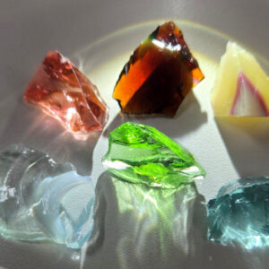 Rare Gem 6 Piece Pendant Set Monatomic Andara Crystal 27.1 g.