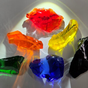 Gem 5 Piece "Star" Set Monatomic Andara Crystal 64.8 g.