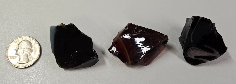 Rare Gem 3 Piece "Sacred Triad" Set Monatomic Andara Crystal 53.2 g. - Image 3