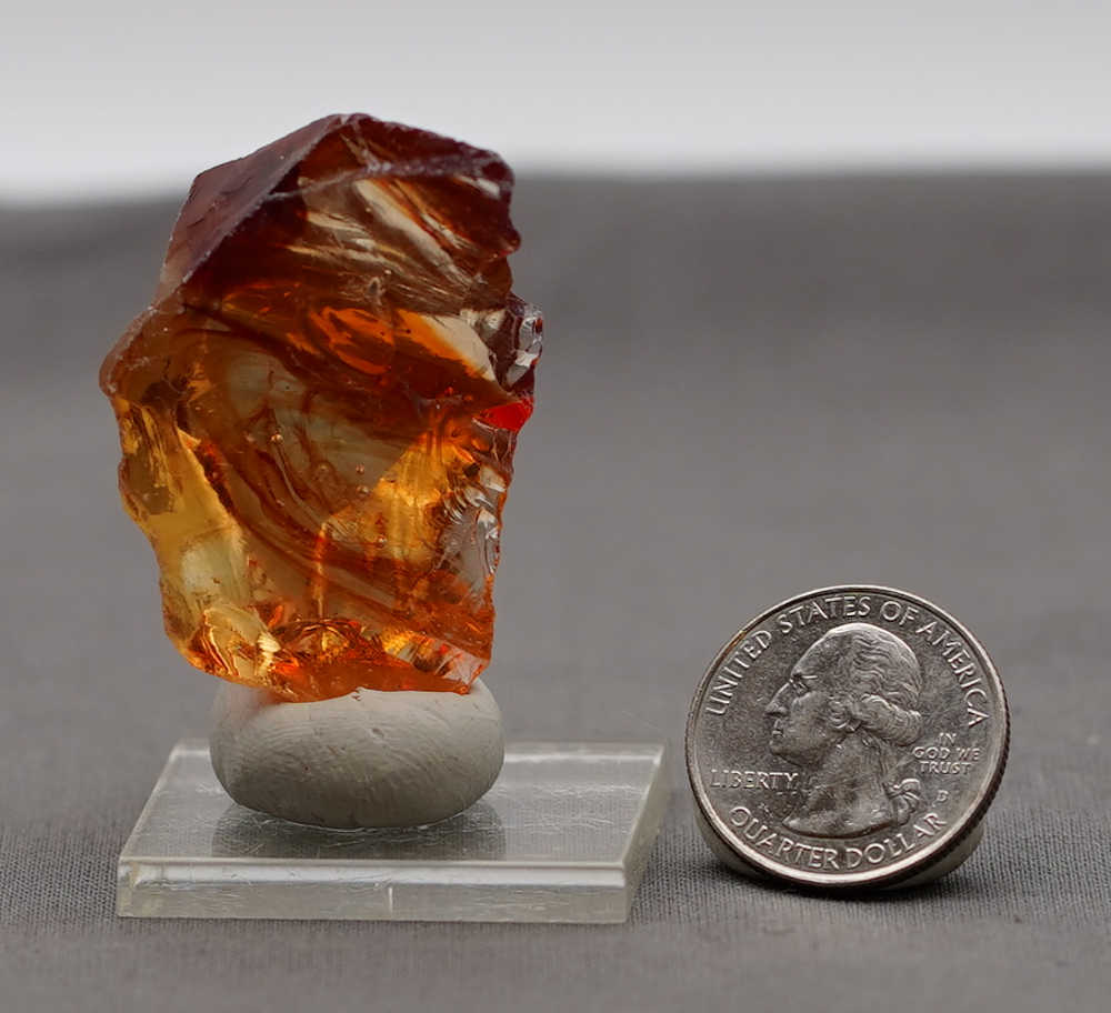 Rare Gem Multi Celestial Gold/Lemurian Etherium Gold/Scarlet Shift Monatomic Andara Crystal 24.8 g. - Image 9