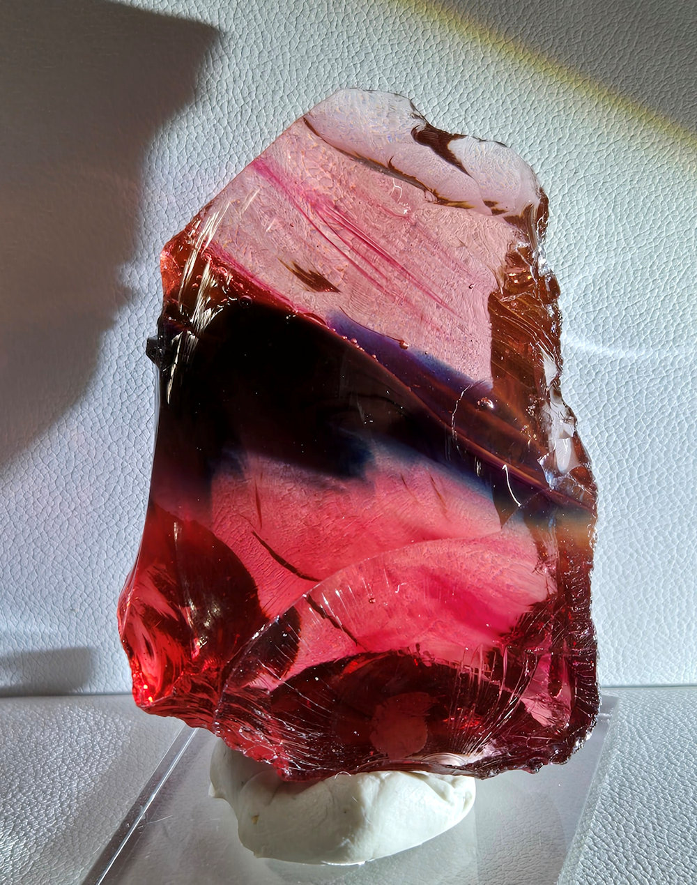 Rare Gem Banded Angel Aura Sophia/Multi Rainbow Monatomic Andara Crystal 76.8 g.