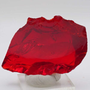 Gem Banded Scarlet Shift Monatomic Andara Crystal 58.9 g.