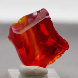 Rare Gem Banded Angel Aura Fire Opal/Lemurian Sunrise Monatomic Andara Crystal 48.1 g.