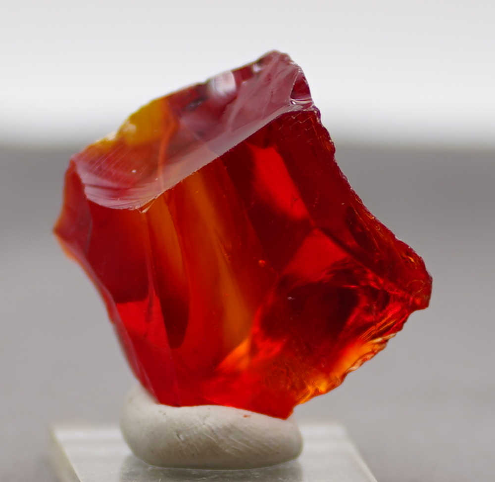 Rare Gem Banded Angel Aura Fire Opal/Lemurian Sunrise Monatomic Andara Crystal 48.1 g.