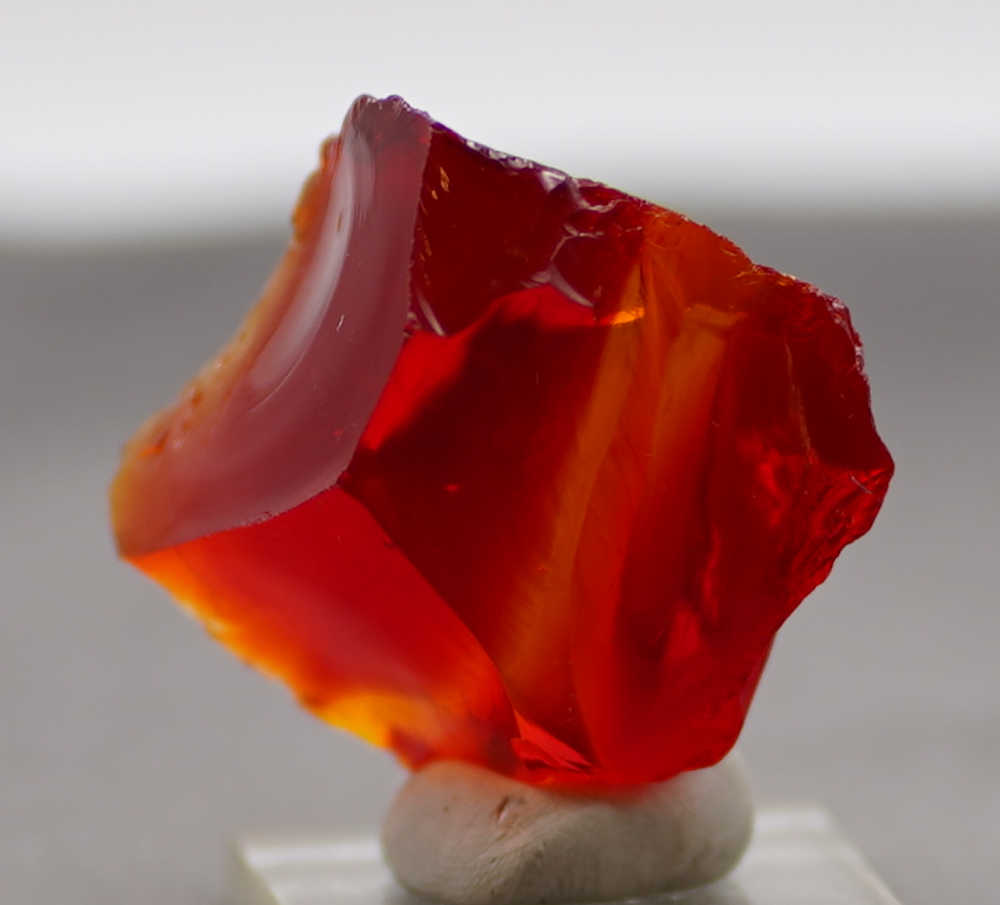 Rare Gem Banded Angel Aura Fire Opal/Lemurian Sunrise Monatomic Andara Crystal 48.1 g. - Image 5