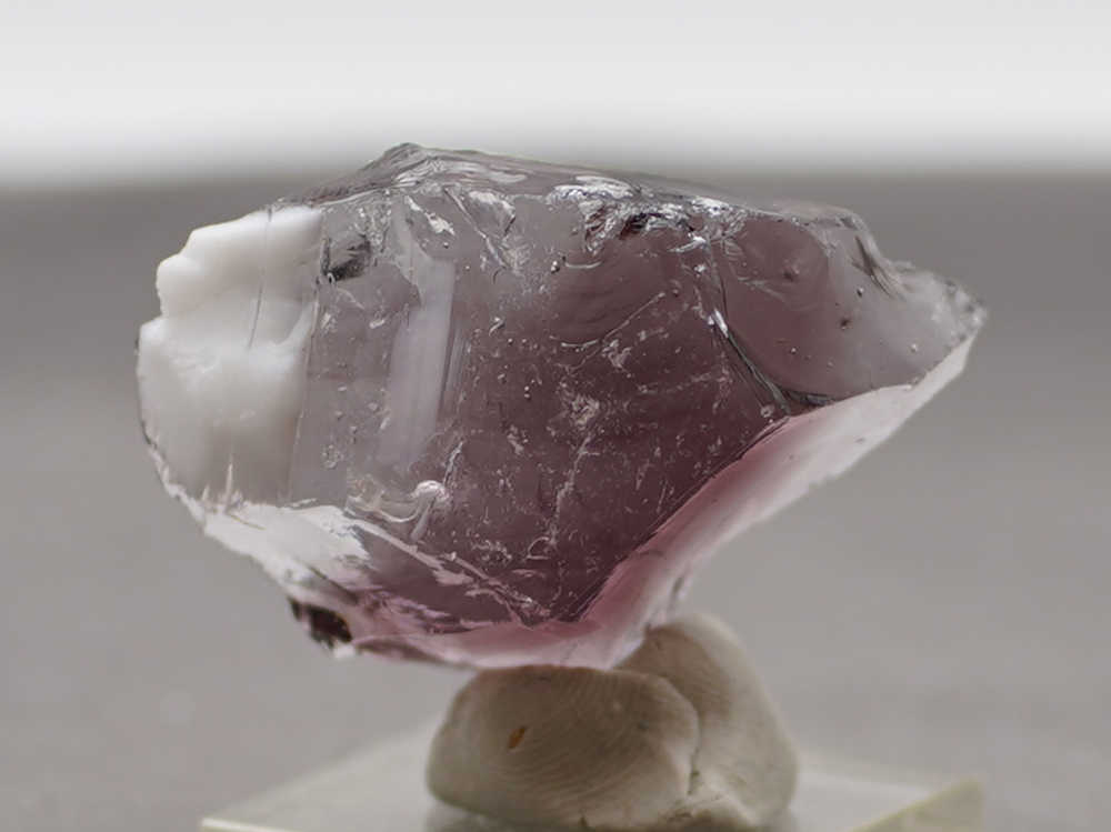 Rare Gem Banded Sovereign Amethyst/Pastel Cosmic Ice Monatomic Andara Crystal 33.3 g.