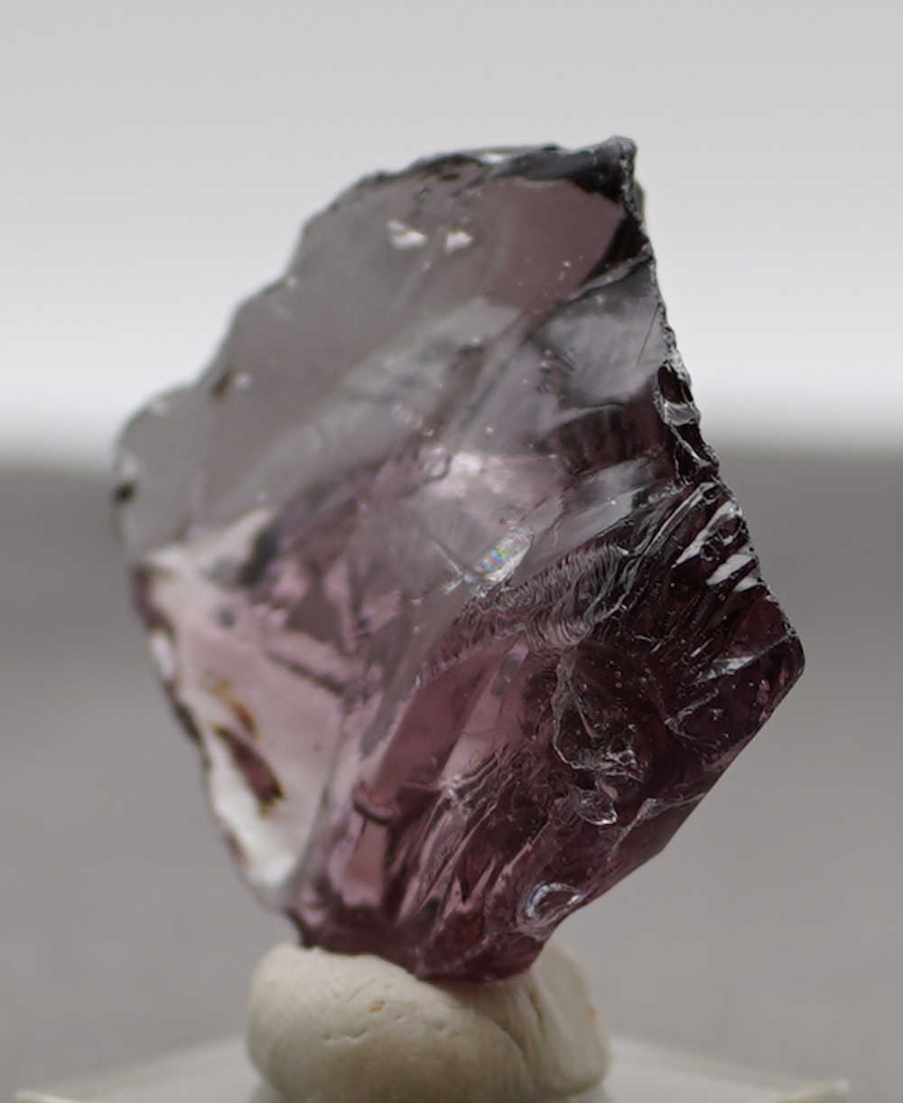 Gem Banded Sovereign Amethyst with bubbles Monatomic Andara Crystal 52.1 g. - Image 3