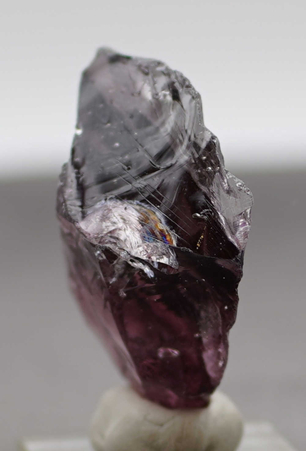 Gem Banded Sovereign Amethyst with bubbles Monatomic Andara Crystal 52.1 g. - Image 5
