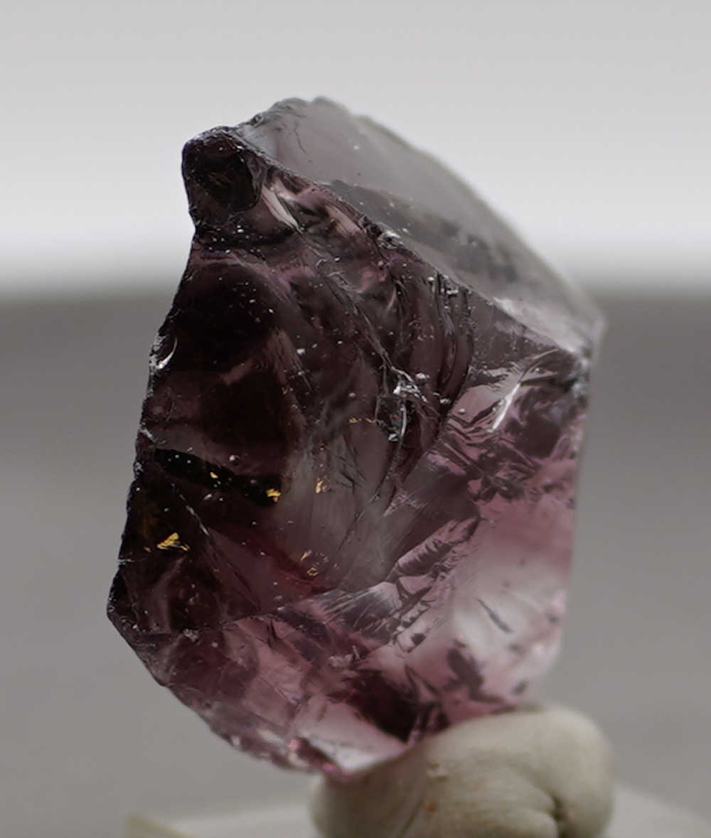 Gem Banded Sovereign Amethyst with bubbles Monatomic Andara Crystal 52.1 g. - Image 7