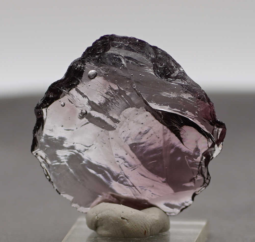 Gem Banded Sovereign Amethyst with bubbles Monatomic Andara Crystal 36.3 g. - Image 7