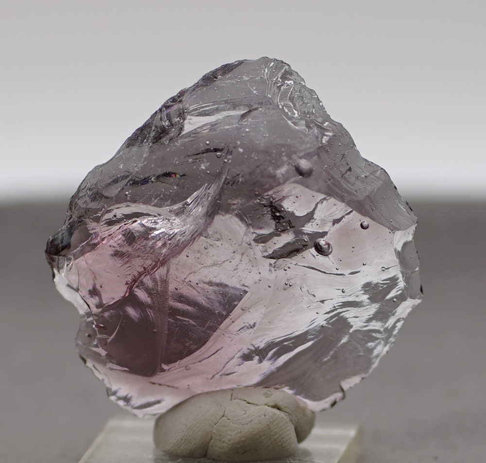 Gem Banded Sovereign Amethyst with bubbles Monatomic Andara Crystal 36.3 g. - Image 8