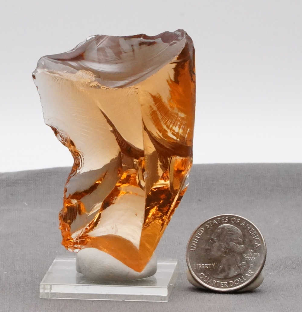 Gem Lemurian Etherium Gold Monatomic Andara Crystal 69.9 g. - Image 11