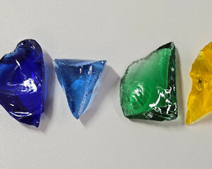 Gem 9 Piece Chakra Set Monatomic Andara Crystal 39.8 g.