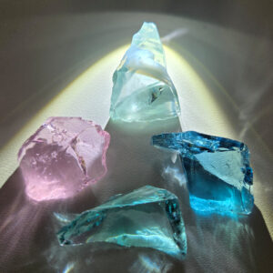 Rare Gem 4 Piece "Cultivate" Set Monatomic Andara Crystal 32.0 g.