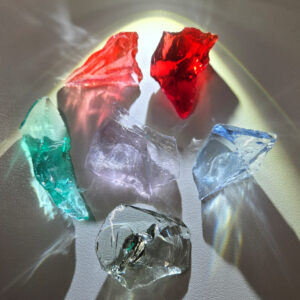 Gem 6 Piece "Balance and Harmony" Set Monatomic Andara Crystal 43.1 g.