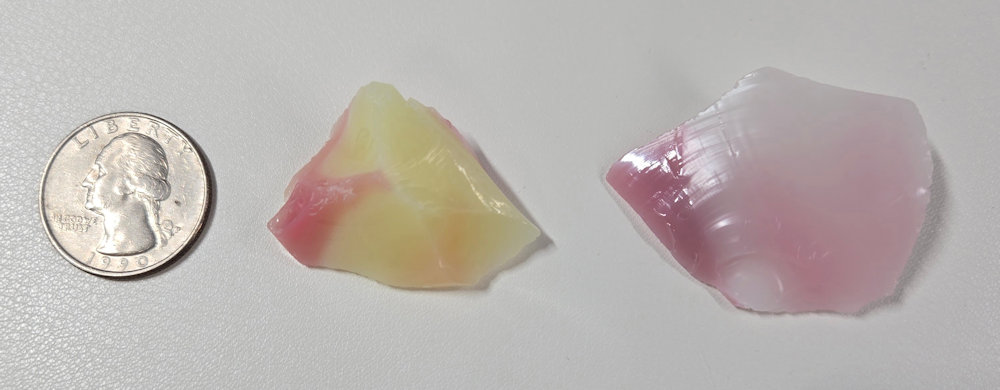 Rare Gem 2 Piece "Amplified" Set Monatomic Andara Crystal 21.5 g. - Image 3