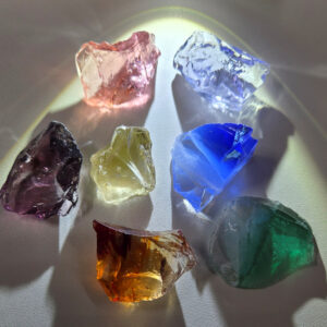 Rare Gem 7 Piece "Spiritual Revelation" Set Monatomic Andara Crystal 75.2 g.