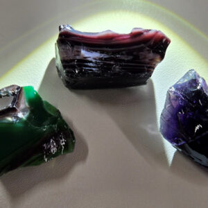 Rare Gem 3 Piece "Sacred Triad" Set Monatomic Andara Crystal 33.9 g.
