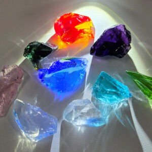 Rare Gem 9 Piece "Enlightenment" Set Monatomic Andara Crystal 56.2 g.