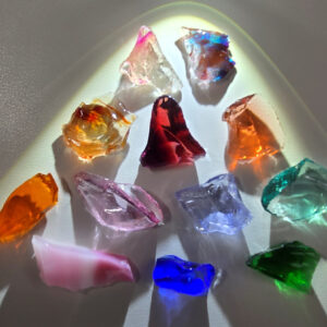 Gem 12 Piece Pendant Set Monatomic Andara Crystal 60.2 g.