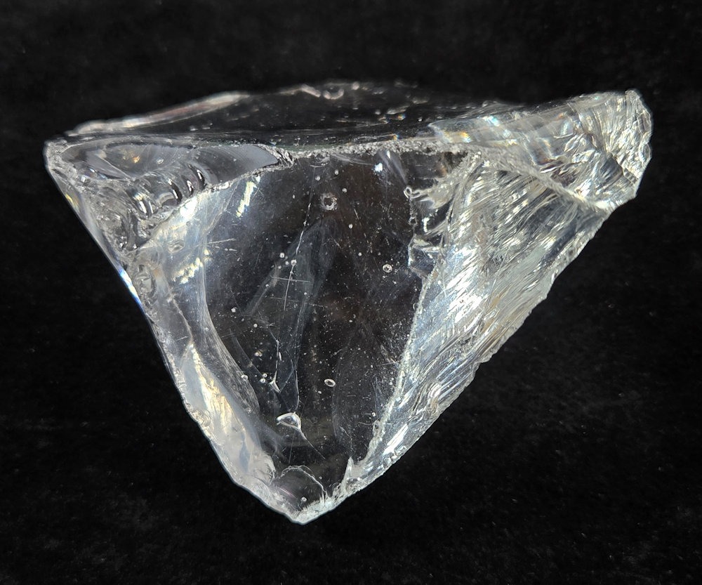 Rare Gem Banded Angel Aura Cosmic Ice Monatomic Andara Crystal 154.7 g. - Image 14