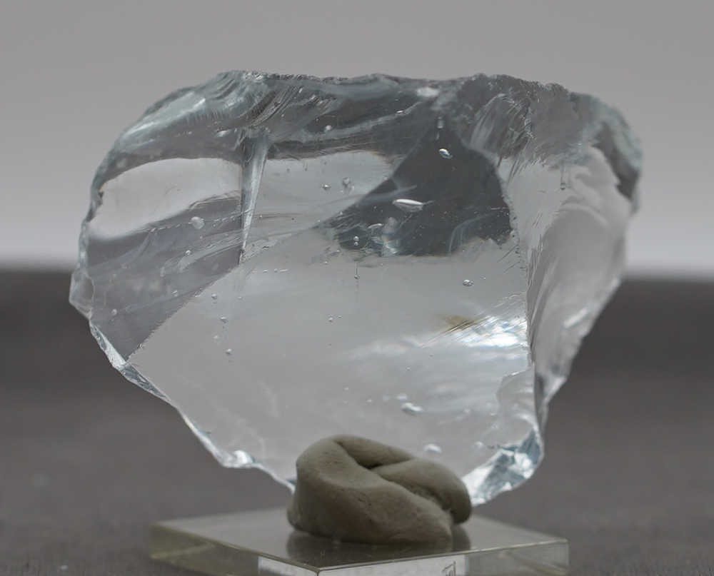 Rare Gem Banded Angel Aura Cosmic Ice Monatomic Andara Crystal 154.7 g. - Image 4