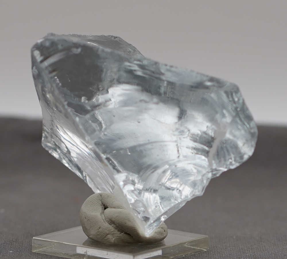 Rare Gem Banded Angel Aura Cosmic Ice Monatomic Andara Crystal 154.7 g. - Image 5