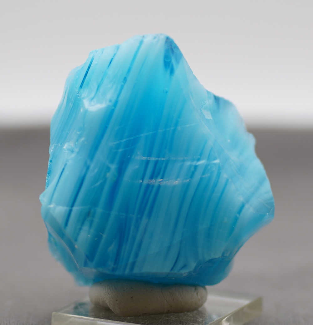 Rare Gem Multi Azure Elysium/Ice/Pastel Azure "Heart" Monatomic Andara Crystal 144.2 g. - Image 5