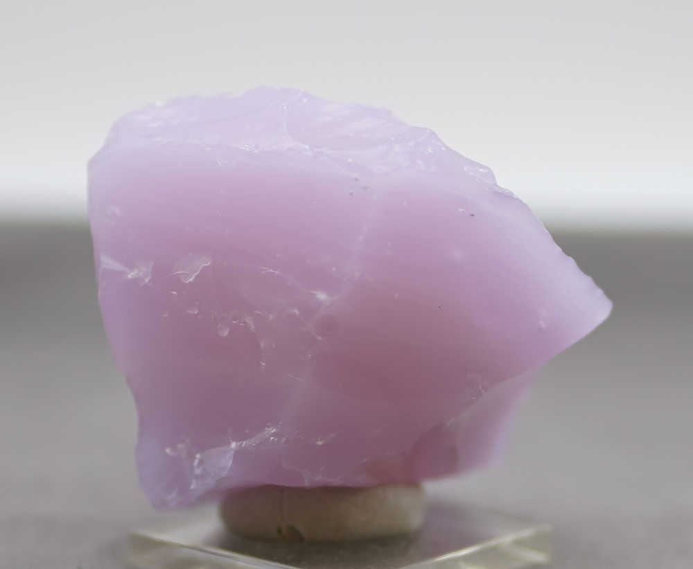 Rare Pastel HGW Pink "Heart" Monatomic Andara Crystal 160.1 g.