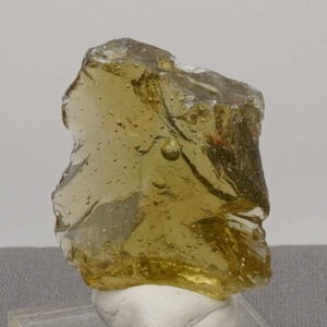 Gem Terra Olive with bubbles Monatomic Andara Crystal 24.3 g.