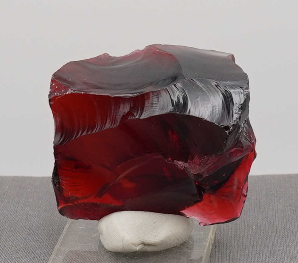 Rare Gem Raspberry Resonance/Gold "Heart" with bubble Monatomic Andara Crystal 108.8 g. - Image 10