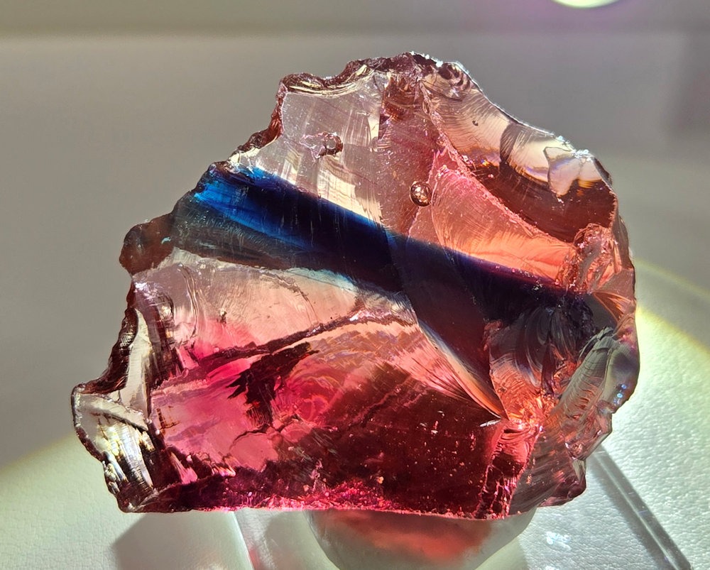 Rare Gem Banded Angel Aura Sophia/Multi Rainbow Monatomic Andara Crystal 53.7 g.