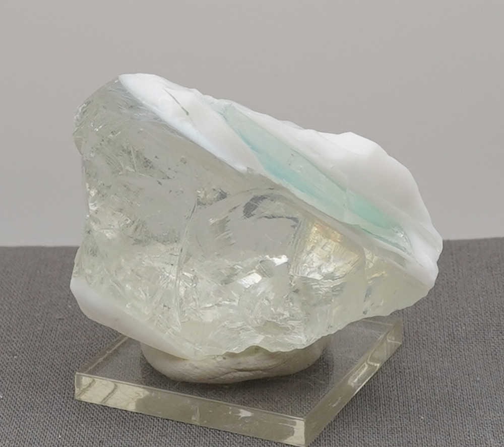 Rare Gem Banded Angel Aura Cosmic Ice/Glacier/Pastel Ice Monatomic Andara Crystal 80.2 g. - Image 5